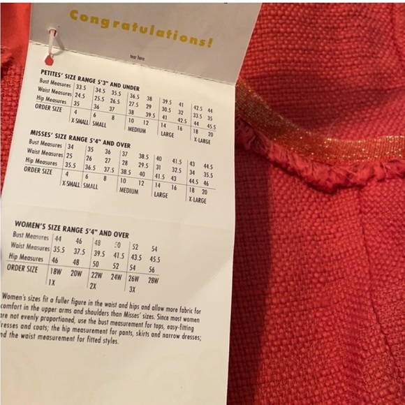 Paula Hian Tweed Fringe Orange Jacket Large - Picture 8 of 8